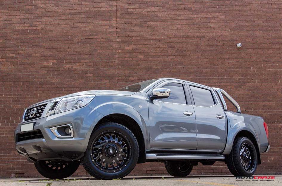 NISSAN NAVARA GD03 GLOSS BLACK MILLED ACCENTS